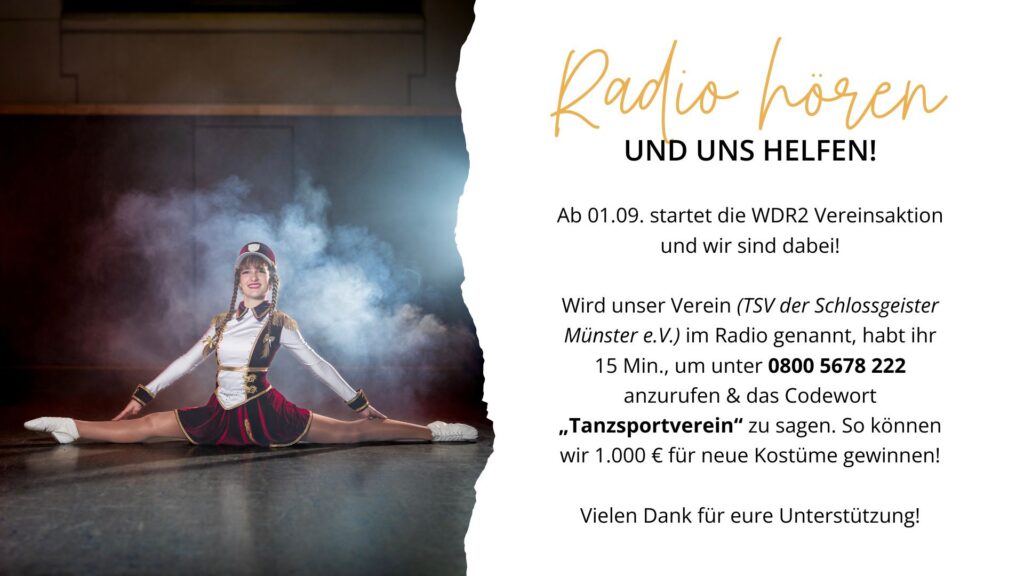 Die WDR 2 – Vereinsaktion​